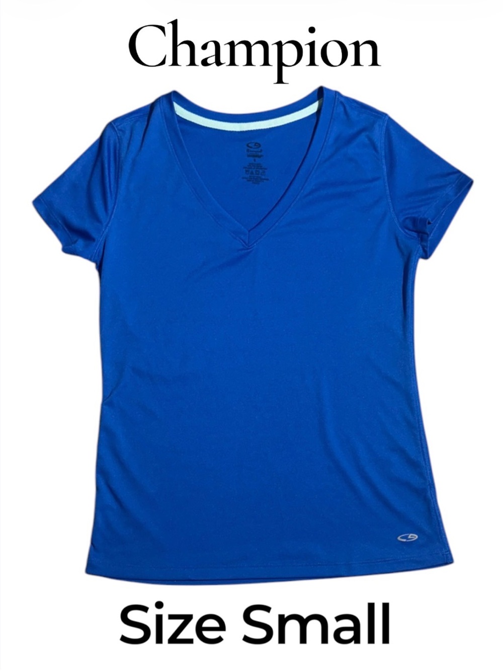 Champion Women's V-Neck Short Sleeve Top